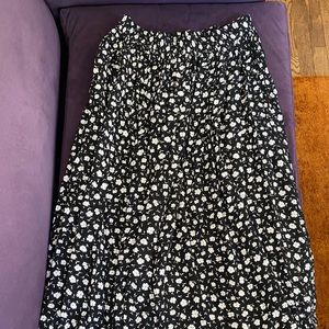 Talbots Maxi Skirt with Floral Pattern
